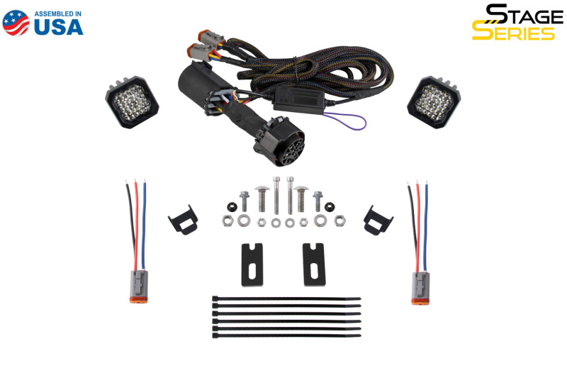 Toyota Tacoma Accent Light Kit - Rear - Diode Dynamics - Stage Series C1R - Red - `24-`27